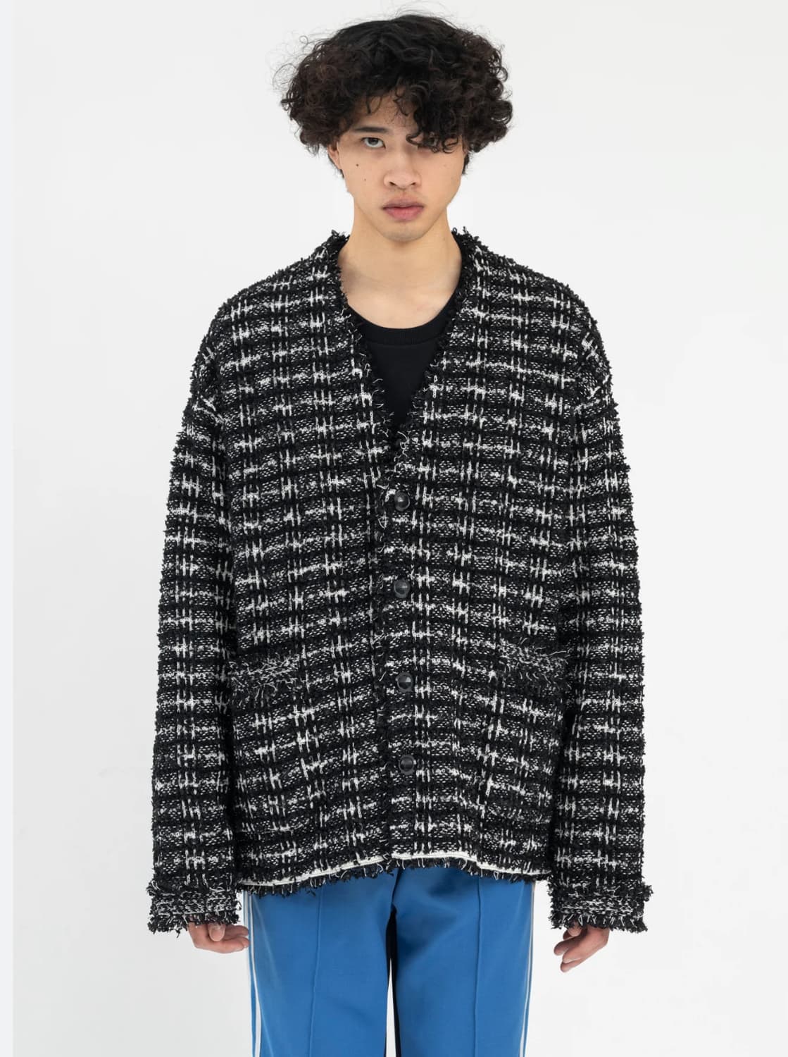 디스커버드 coco tweed knit jacket 상품이미지6