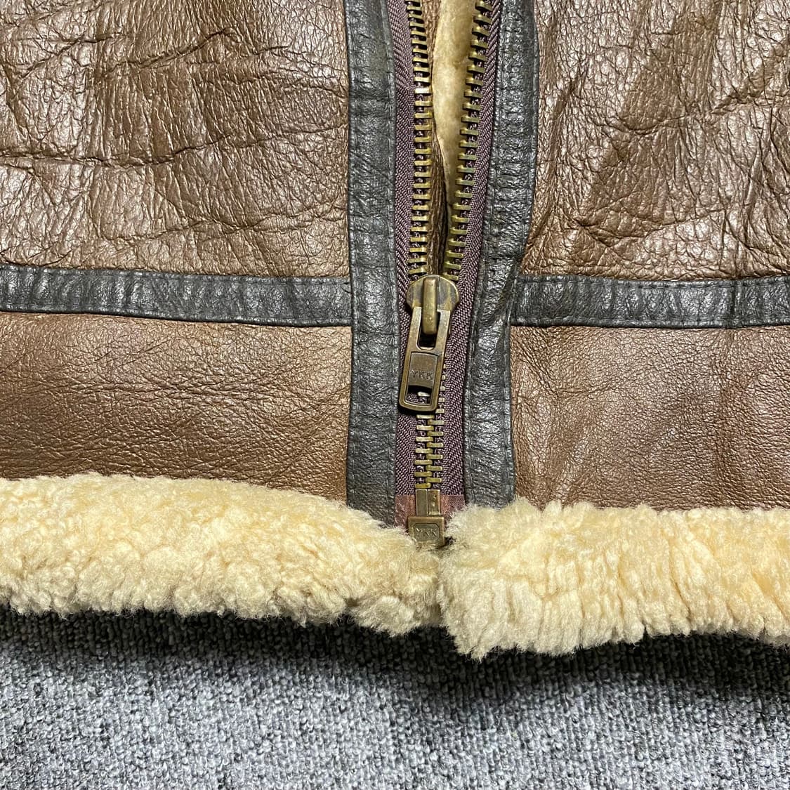 🌊Young B-3 Sheepskin mouton jacket 상품이미지4