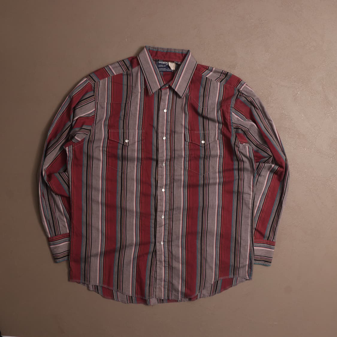 90's 랭글러 웨스턴 스트라이프 셔츠 A1571 상품이미지1