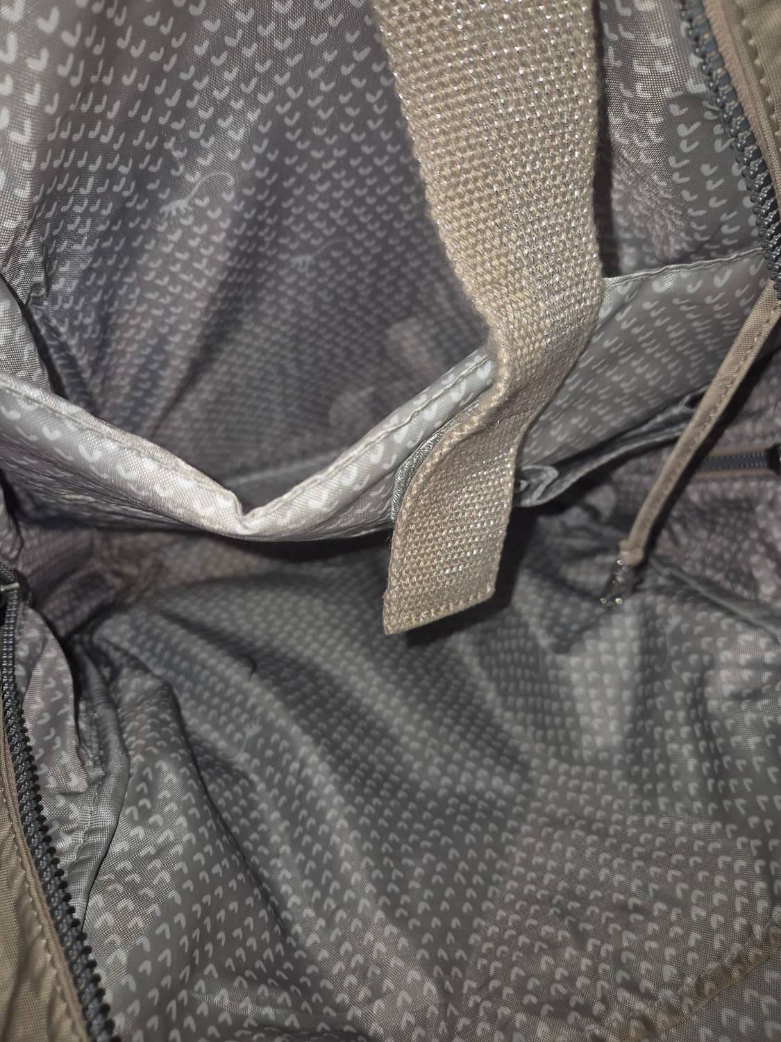 베이지 단가라 키플링 백팩 상품이미지3