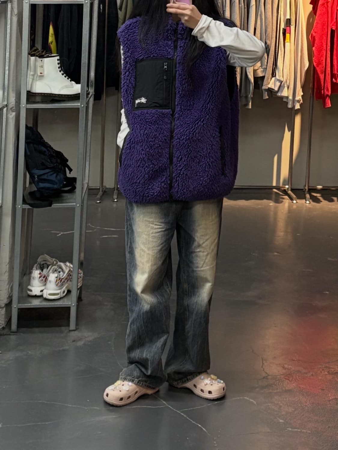 스투시 쉐르파 리버시블 플리스 베스트 A3012 상품이미지1