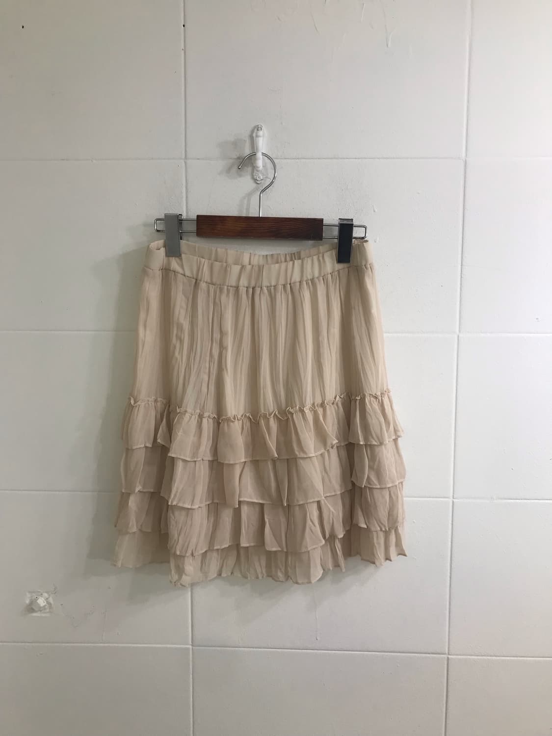 버버리 퍼프 스트라이프 라떼갸루 달천깔 가디건 코디세트 상품이미지6