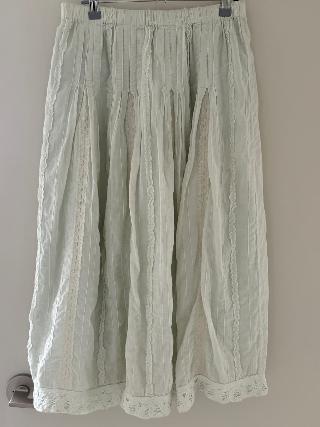 Issey miyake Haat 이세이미야케 하트 민트 스커트 상품이미지1