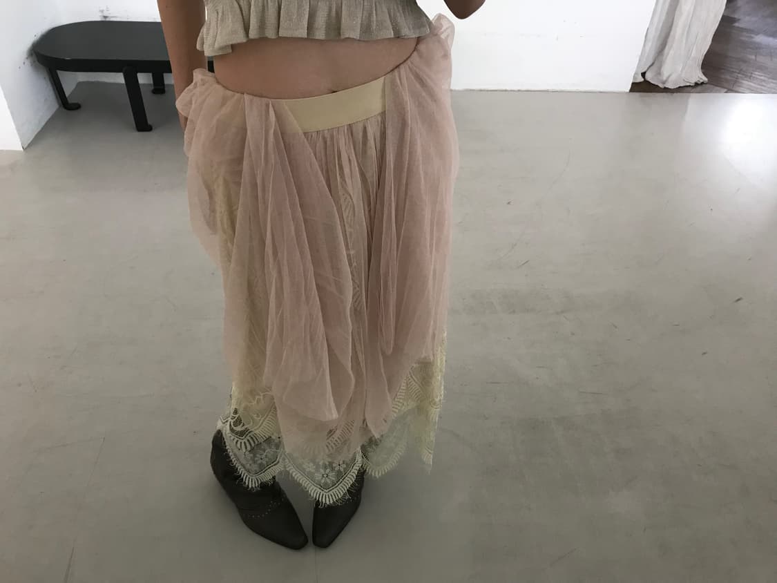 vintage lace sha skirt 상품이미지1