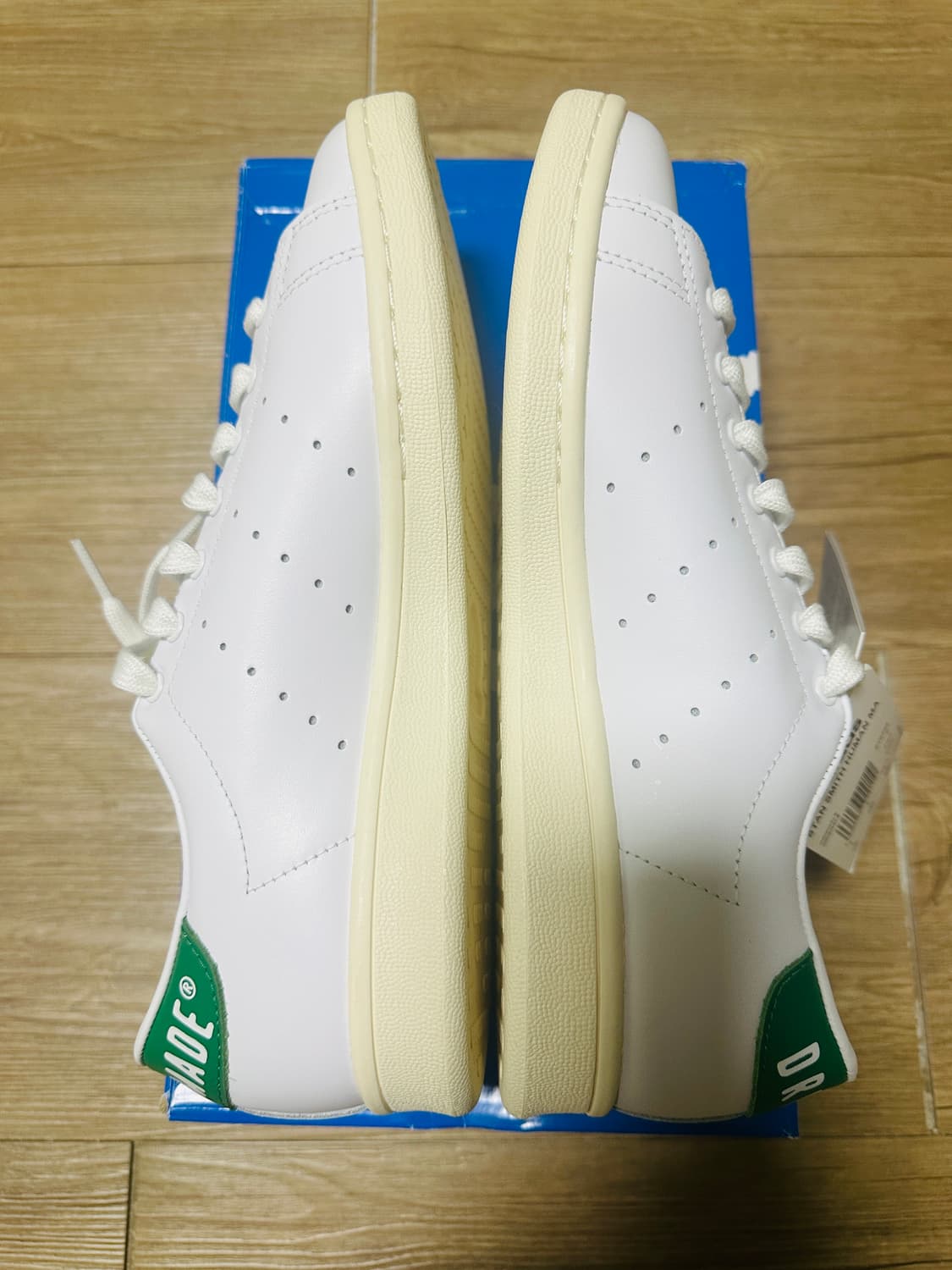 [255] 아디다스 x 휴먼 메이드 스탠 스미스 화이트 그린 상품이미지3