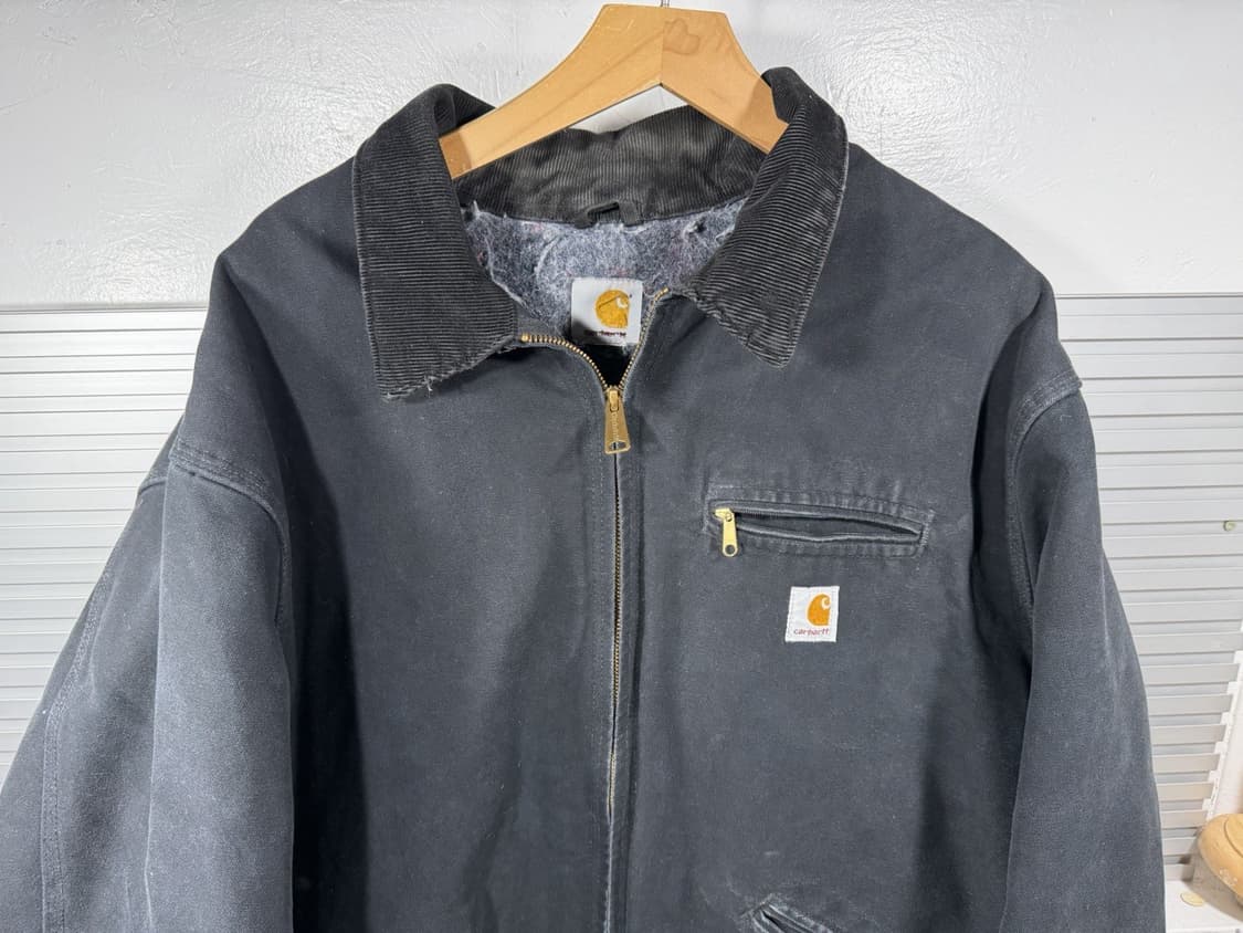 칼하트 J01 디트로이트 자켓 블랙 상품이미지2