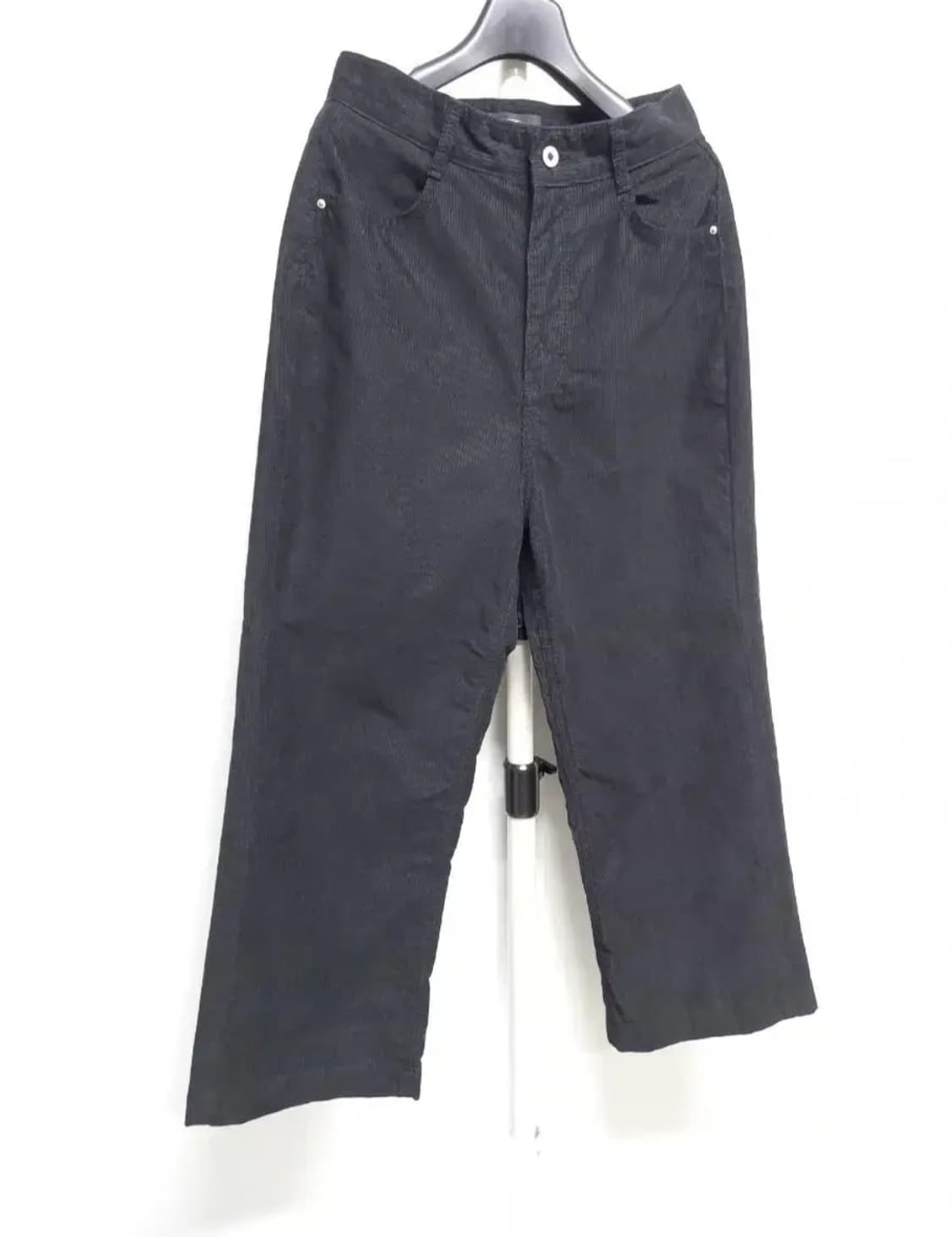 새 NOTED 코듀로이 골덴 하이웨스트 통핏팬츠 27.28 상품이미지3