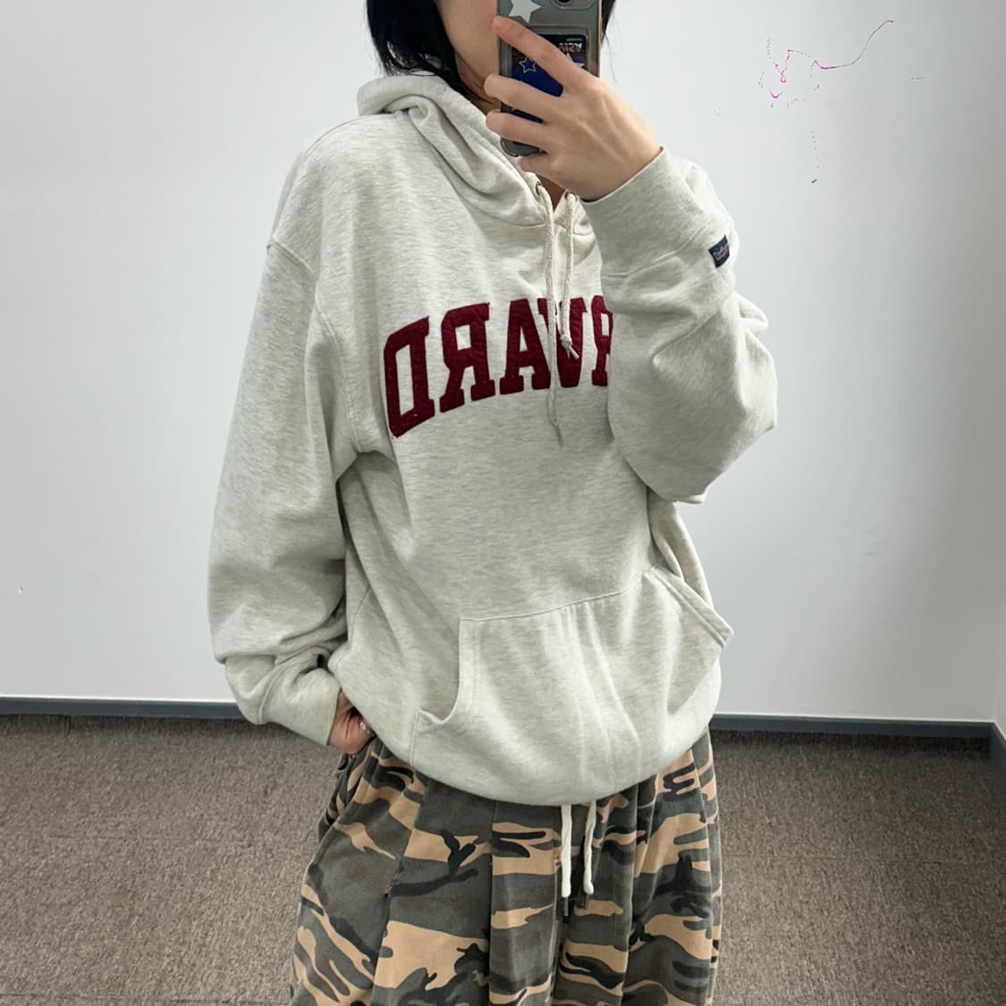 Jansports 잔스포츠 하버드 멜란지 후드티 상품이미지2