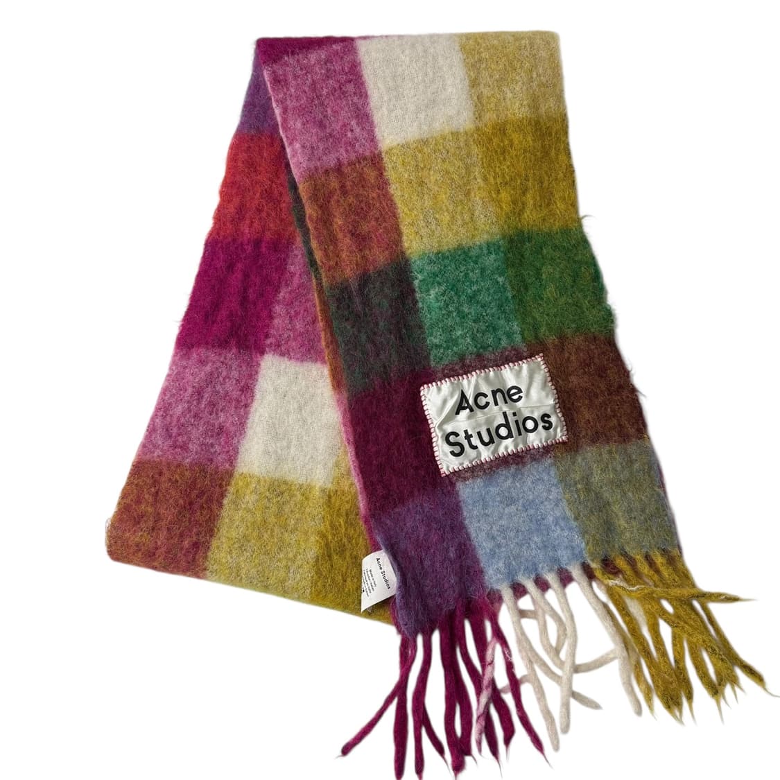 정품 아크네 스튜디오 모헤어 밸리체크 머플러 상품이미지2