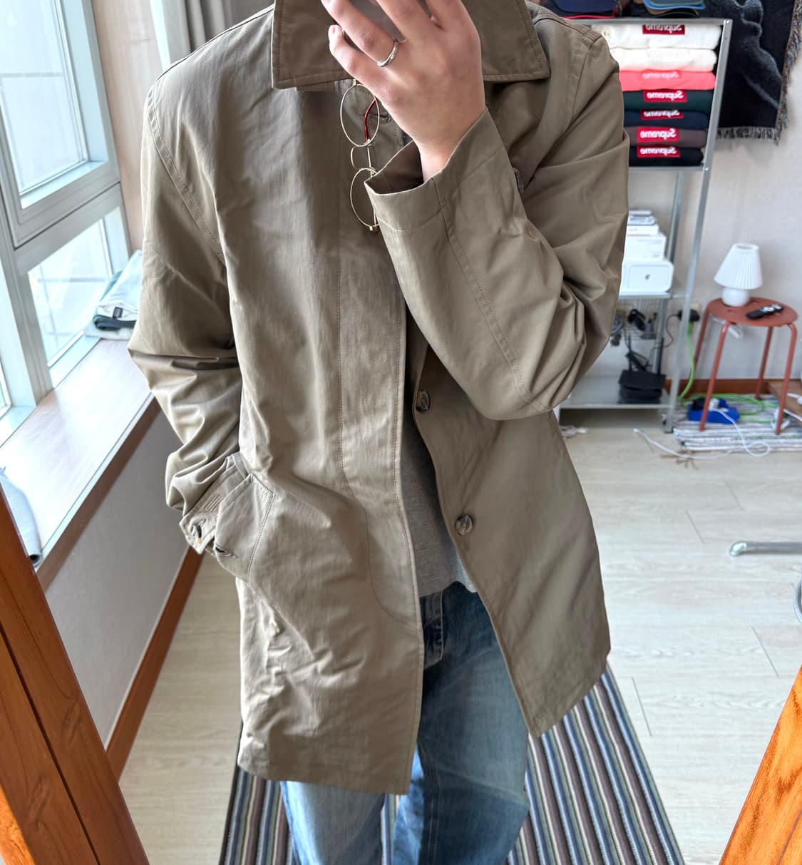 타미힐피거 트렌치 코트 자켓 상품이미지1