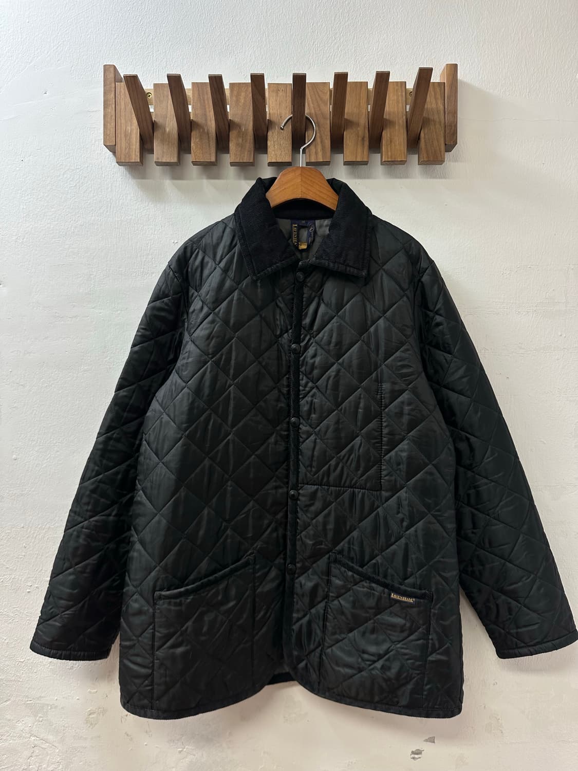 Lavenham라벤햄 다이아 블랙 퀼팅 재킷 Made in England 상품이미지1