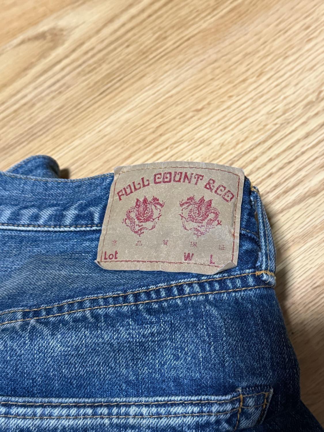 풀카운트 1102 faded indigo 상품이미지4