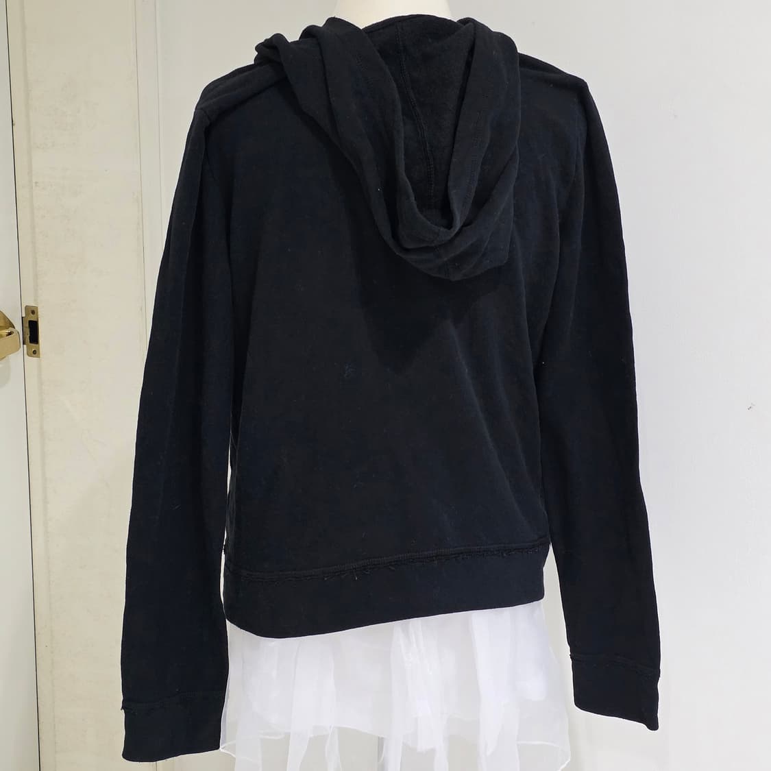 홀리스터 블랙 레인보우 후드티 상품이미지3