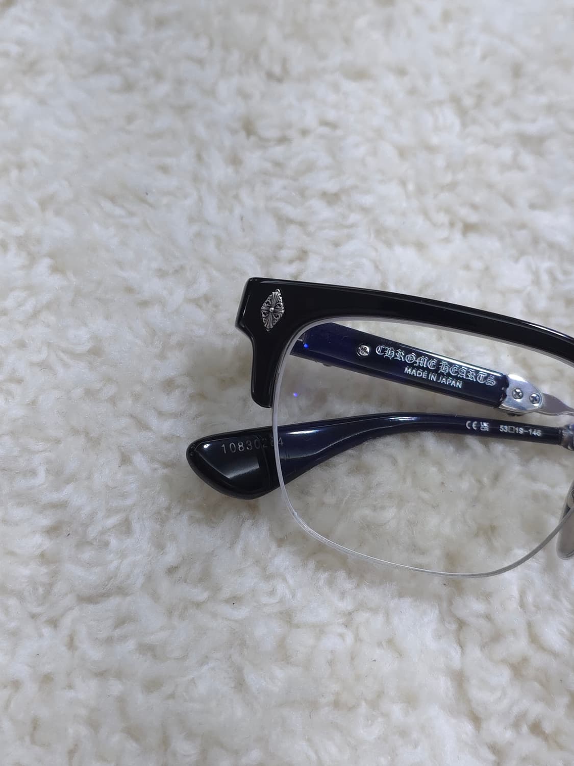 [OS] 크롬하츠 에바질리스트 안경 블랙 실버 상품이미지5