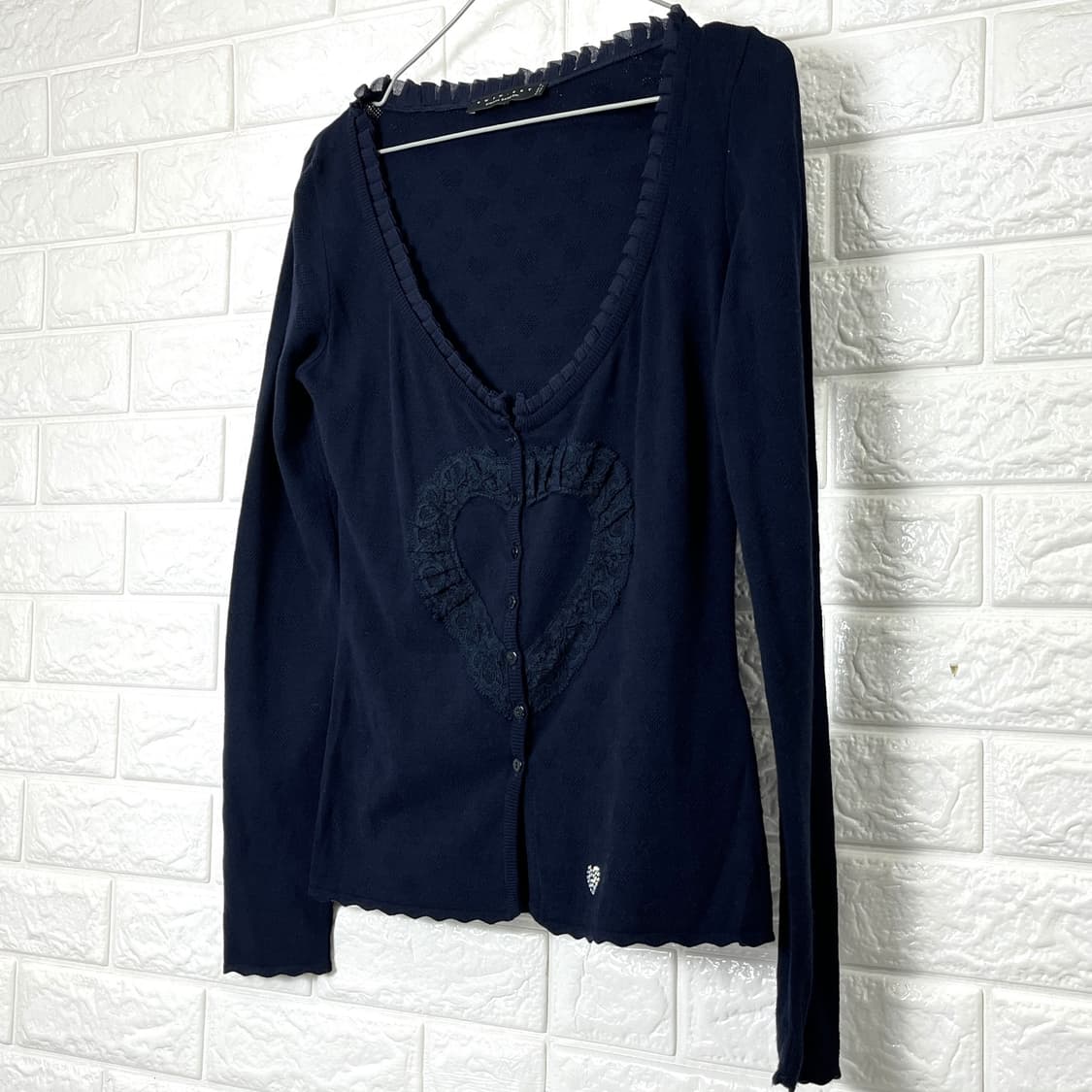 TWINSET 트윈셋 여성 프릴 하트 니트 85 상품이미지2