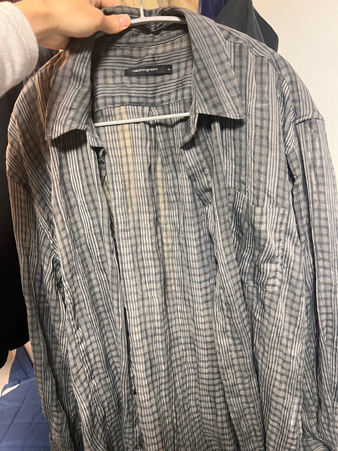 해칭룸 체크셔츠 상품이미지2