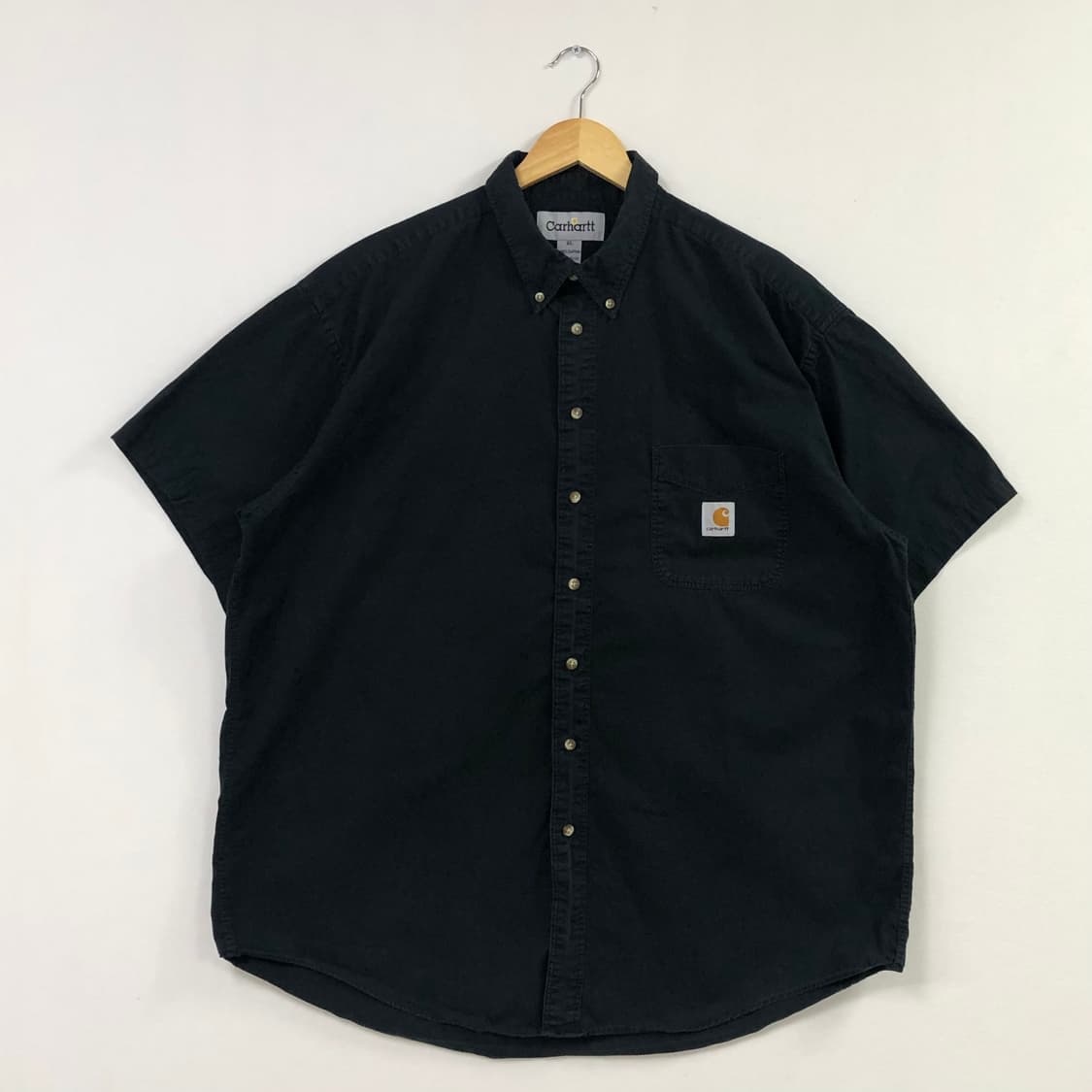 Xxl 칼하트 블랙 워크 셔츠 상품이미지2