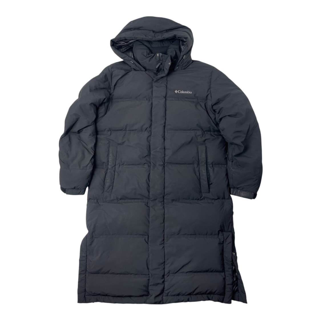 [중고] 컬럼비아 덕다운 롱패딩 블랙 L 상품이미지1
