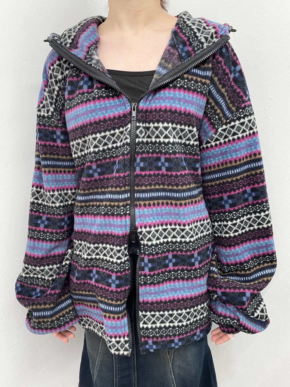 노르딕 투웨이 플리스 집업 상품이미지1