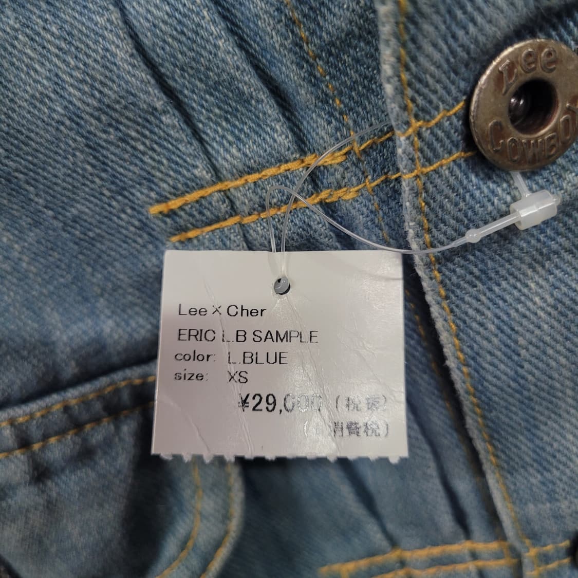 Lee × Cher 콜라보 데님자켓 상품이미지5