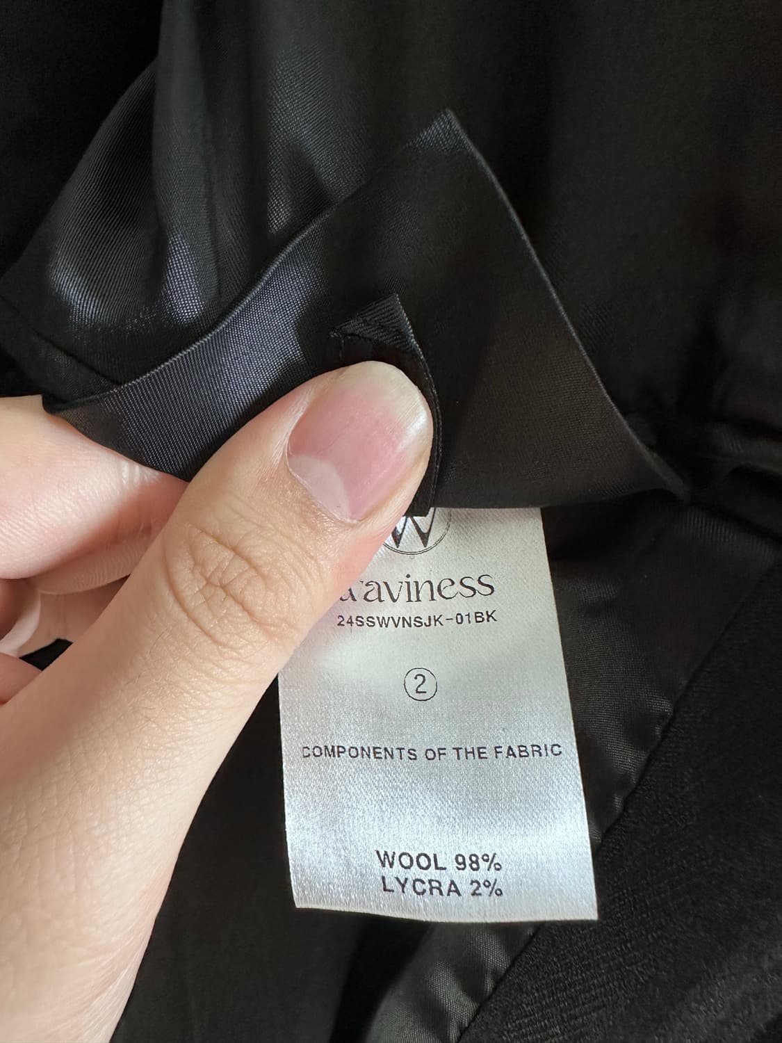 웨이비니스 터널링 크롭 블루종 2size 상품이미지3