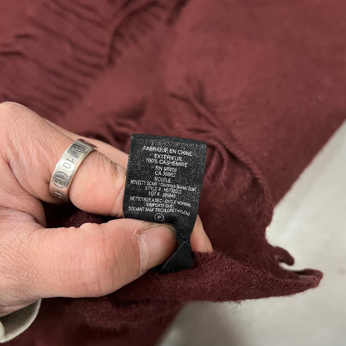  띠어리 캐시미어 머플러 y15037 상품이미지7