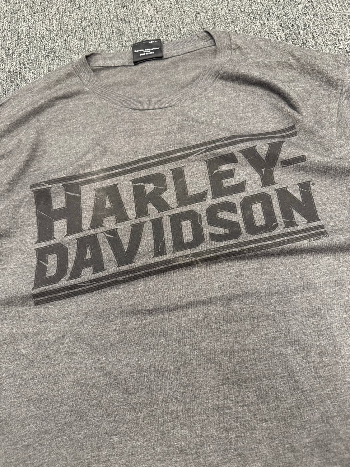 OS)할리데이비슨 빈티지 프린팅 Australia 반팔 상품이미지6