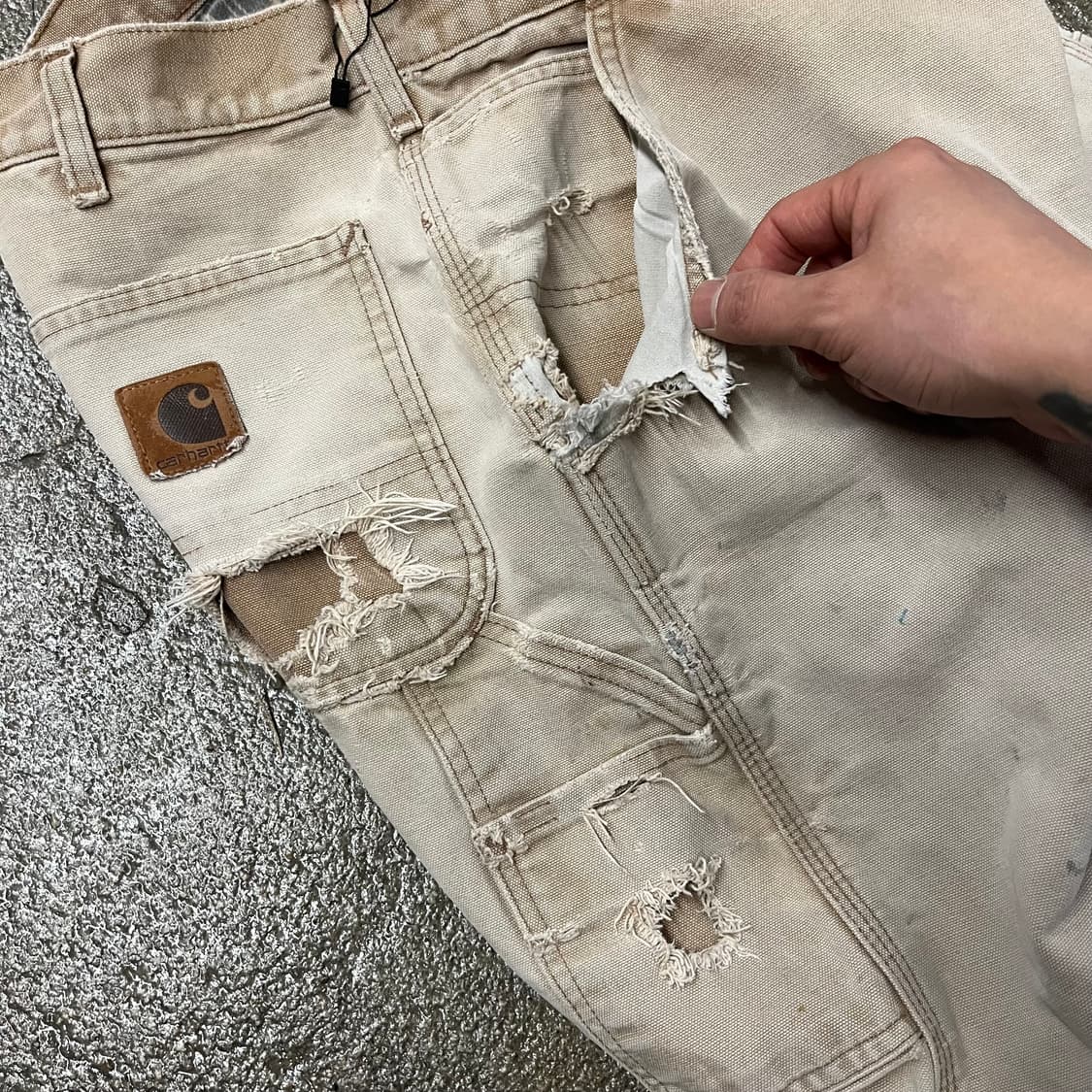 Carhartt B111 플란넬 라인드 카펜터 팬츠 (34“) 상품이미지5