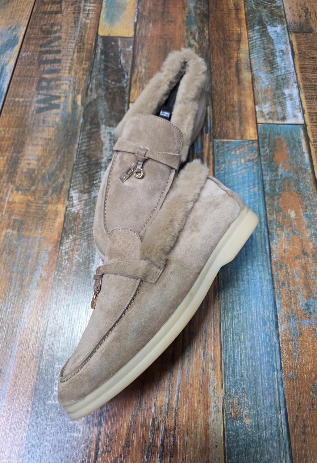 로로피아나 썸머 참스워크 로퍼 / 스웨이드 양털 / 37 235~240 상품이미지7