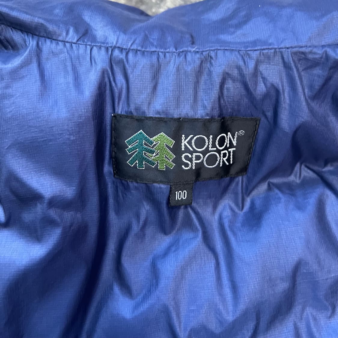 100) 코오롱스포츠 구스다운 경량 패딩점퍼 거위털 패딩 상품이미지5