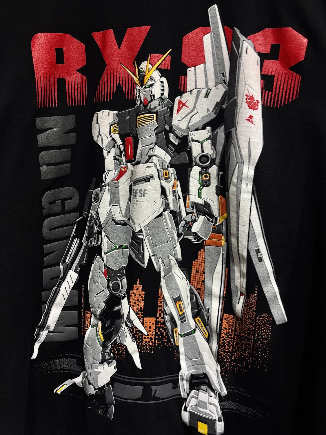 Gundam RX-93 그래픽 티셔츠 상품이미지2