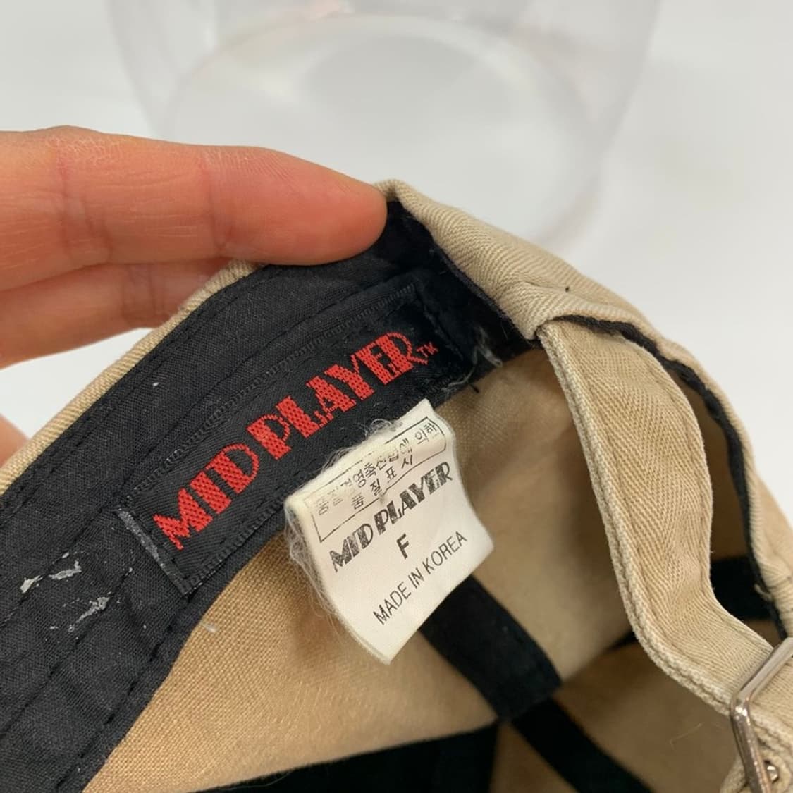 미드플레이어 The History 골드 자수 디테일 볼캡 상품이미지5