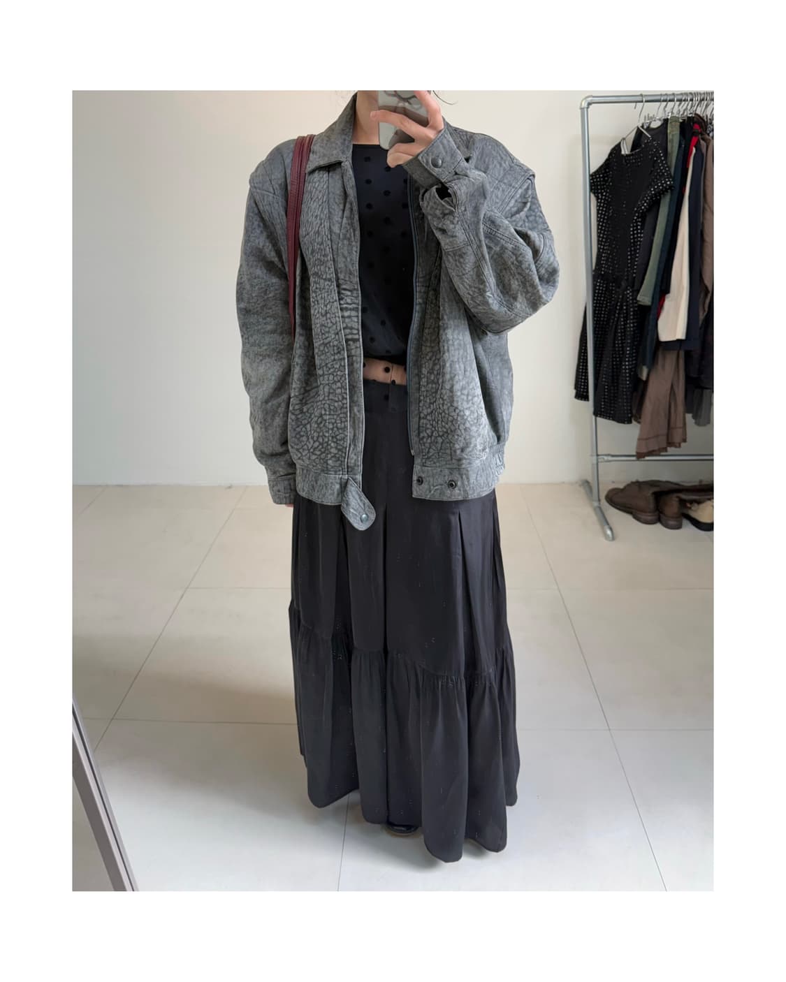 빈티지 리얼레더 자켓 상품이미지3