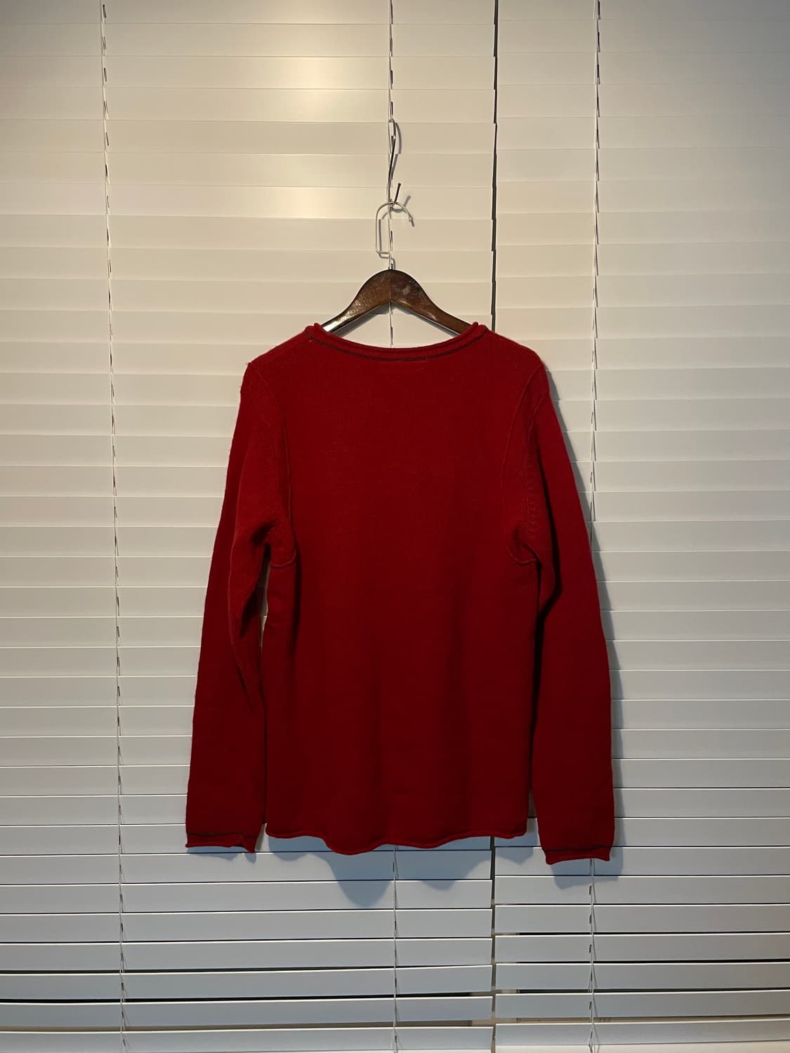 베이직하우스 헨드릭스 투버튼 라운드 니트 상품이미지4