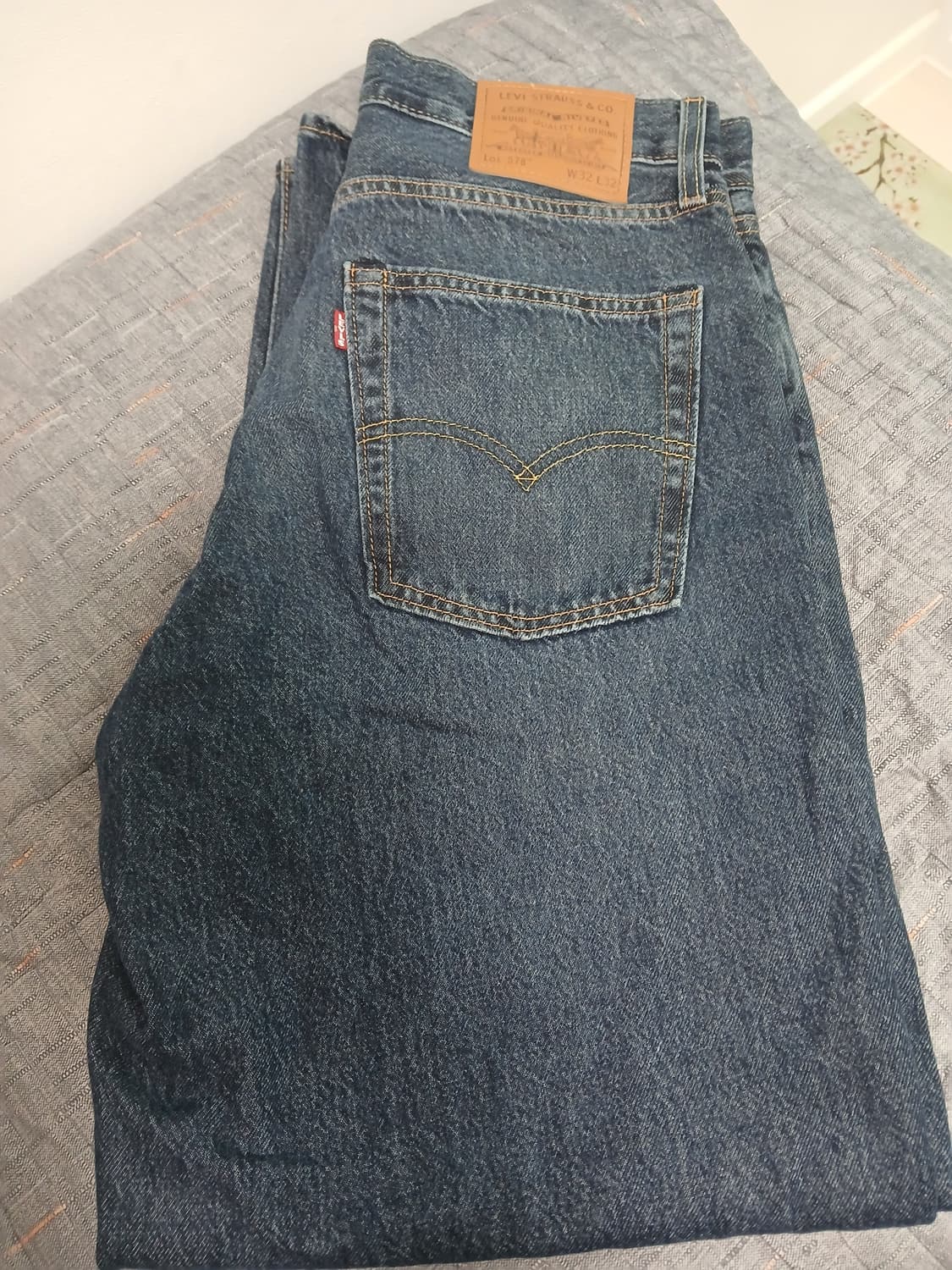 [32]리바이스578 배기진 다크인디고 상품이미지3