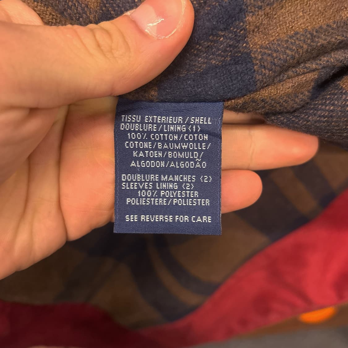 80~90s 폴로 랄프로렌 블랭킷 라이닝 스윙자켓 올레드 N823 상품이미지10