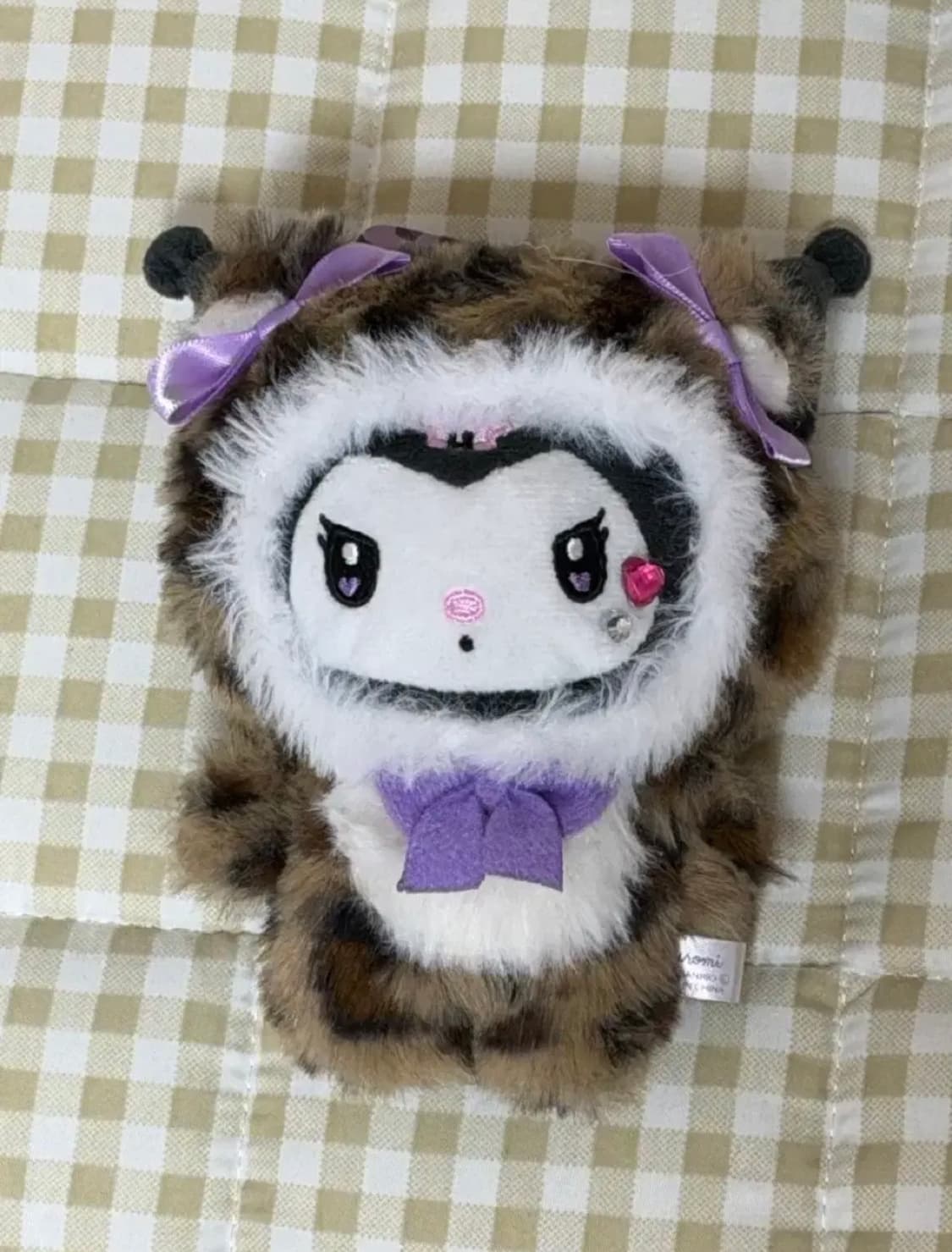 산리오 쿠로미 레오파드 인형키링 상품이미지1