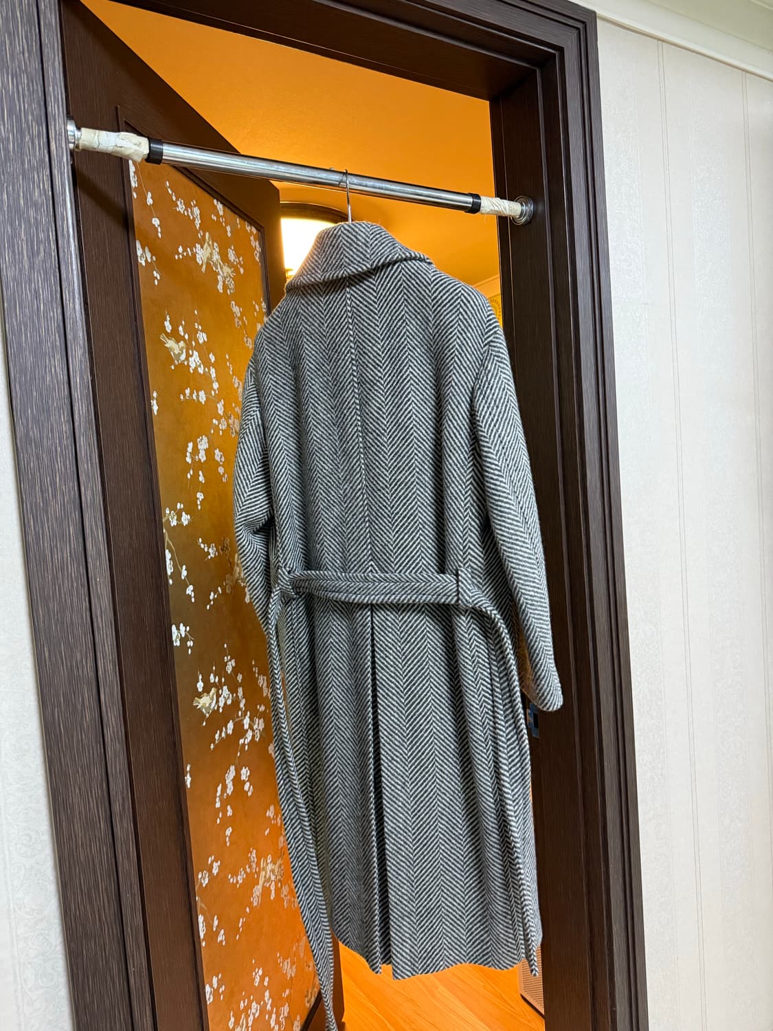 타임 20주년 헤링본 코트 95사이즈 상품이미지3