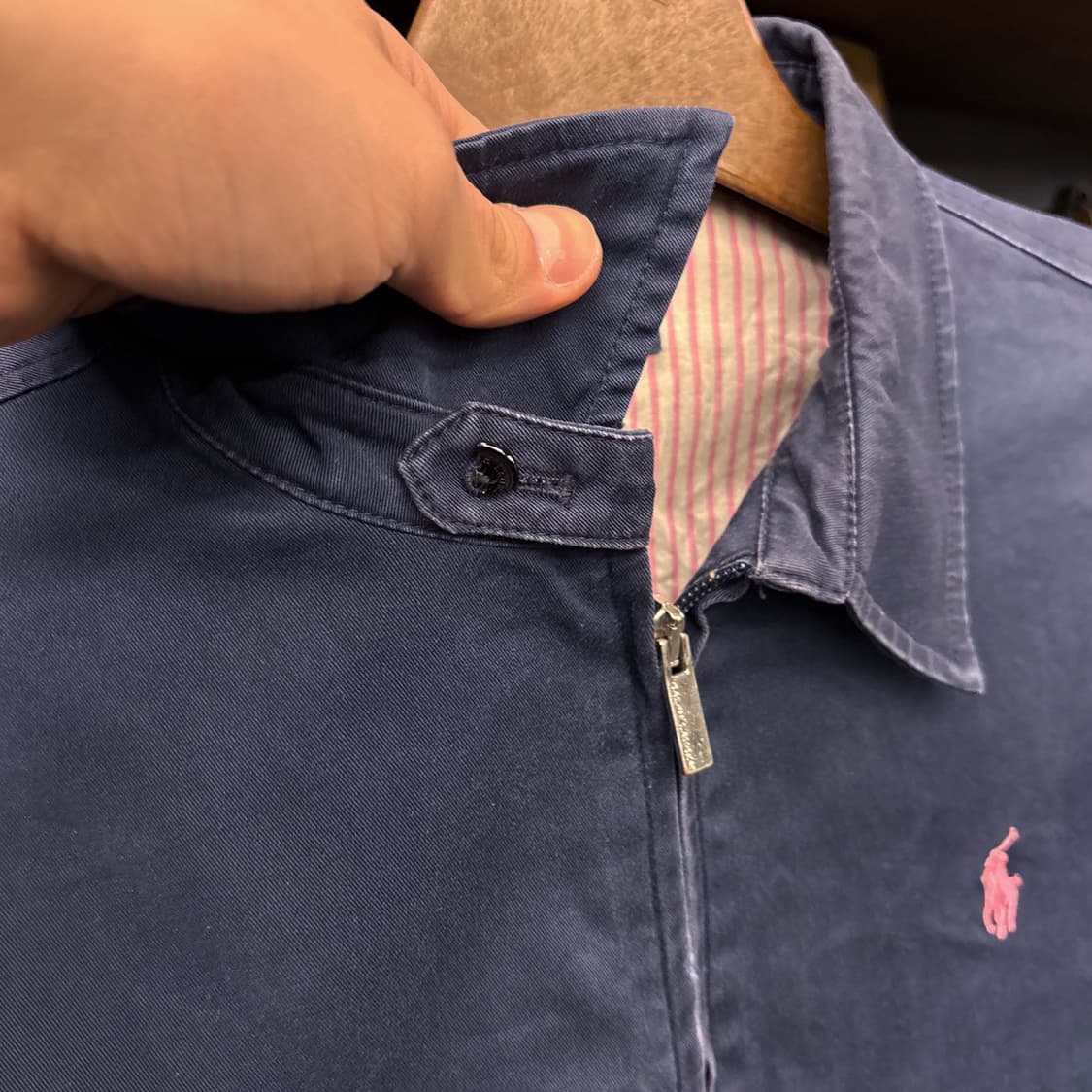 90s 랄프로렌 스포츠 크롭 바이스윙 자켓 핑크포니 N833 상품이미지6