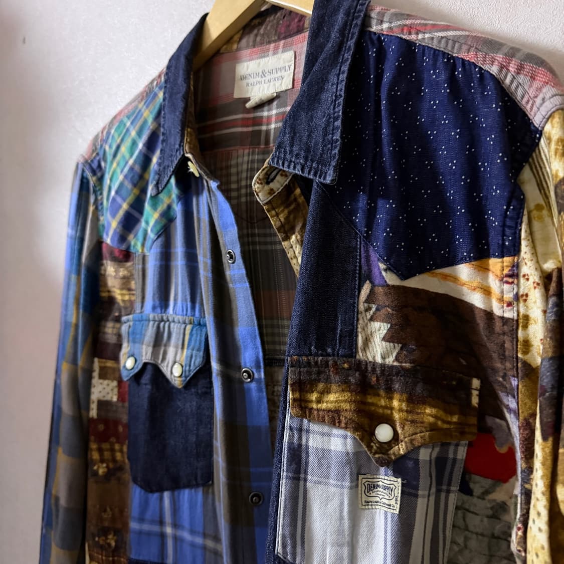 폴로 RRL 느낌 데님앤서플라이 웨스턴 투포켓 셔츠 XL (105정도) 상품이미지6