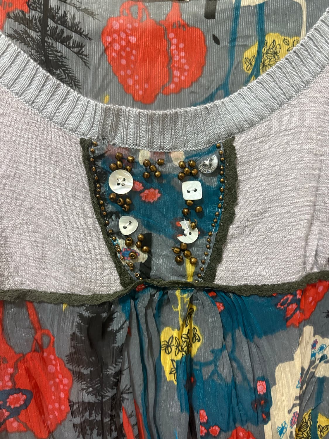 button knit top 상품이미지2