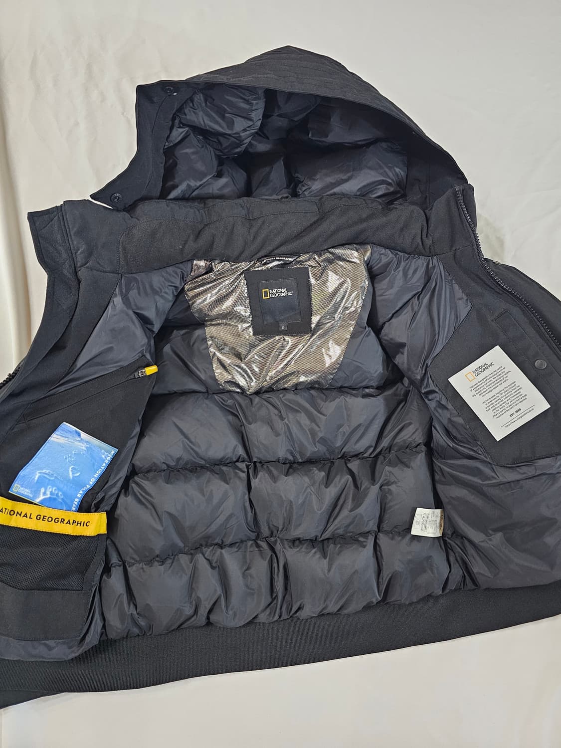 [s,90] 내셔널지오그래픽 여성 타루가 다운 패딩 점퍼 블랙 상품이미지5