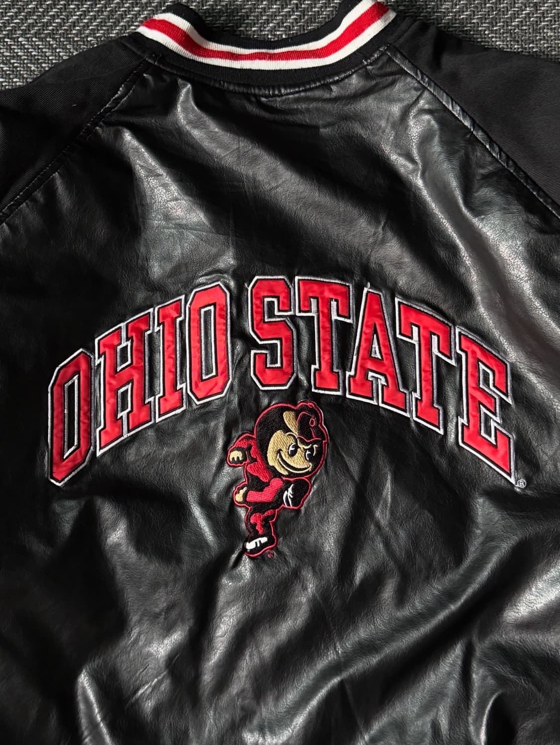 스티브 앤 배리스 OHIO STATE 코튼 빈티지 바시티 자켓 (110) 상품이미지7