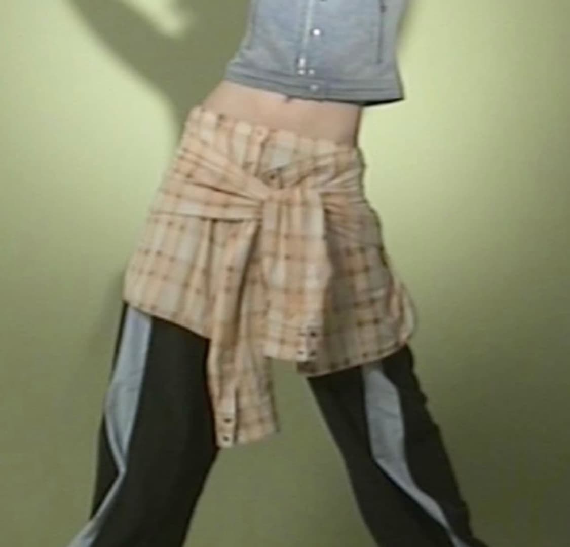 Open Yy 체크 셔츠 치마 상품이미지3