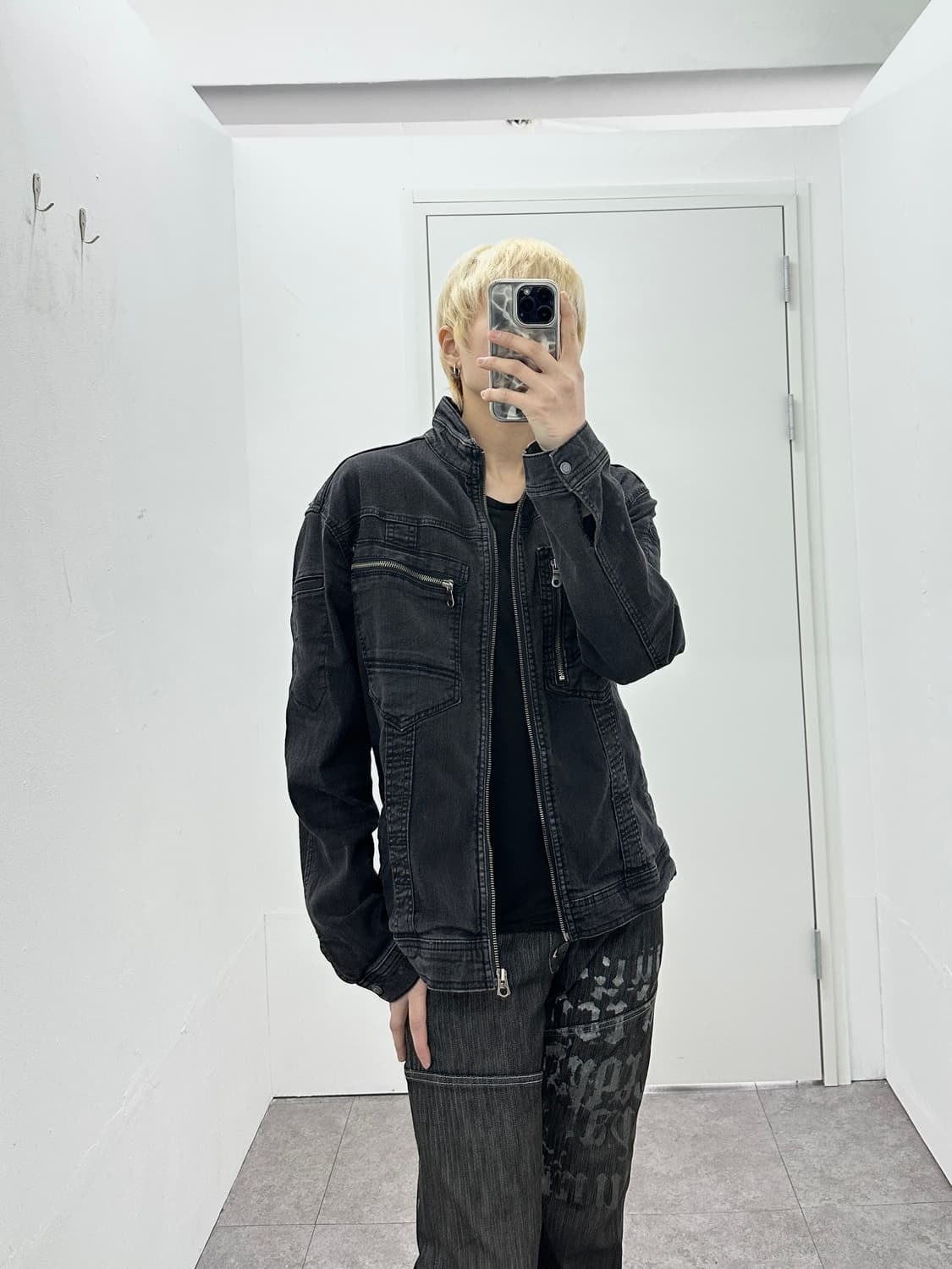 Grancisco utility pocket denim jacket 상품이미지4