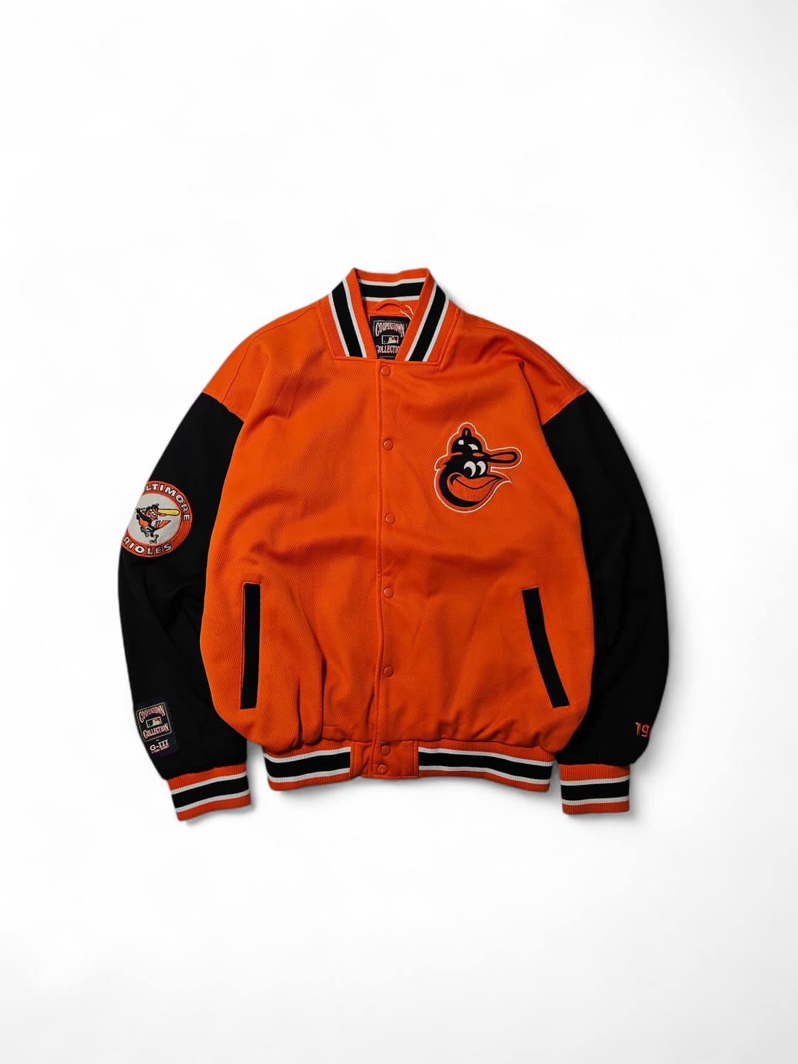 1990's G-III 볼티모어 오리올스 바시티 L 상품이미지1