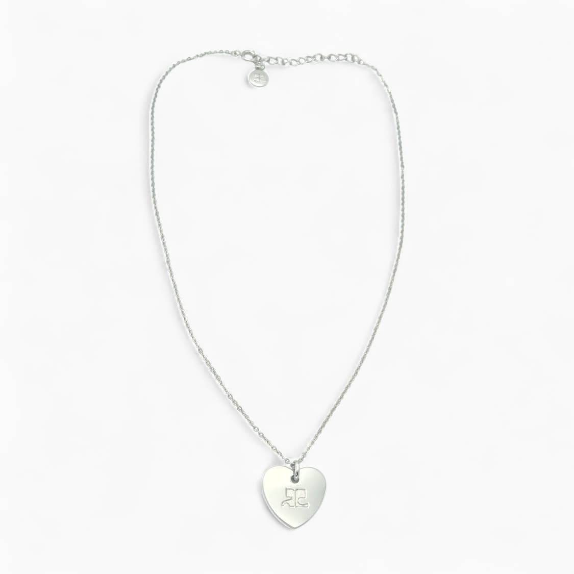 꾸레쥬 하트 로고 목걸이 상품이미지4