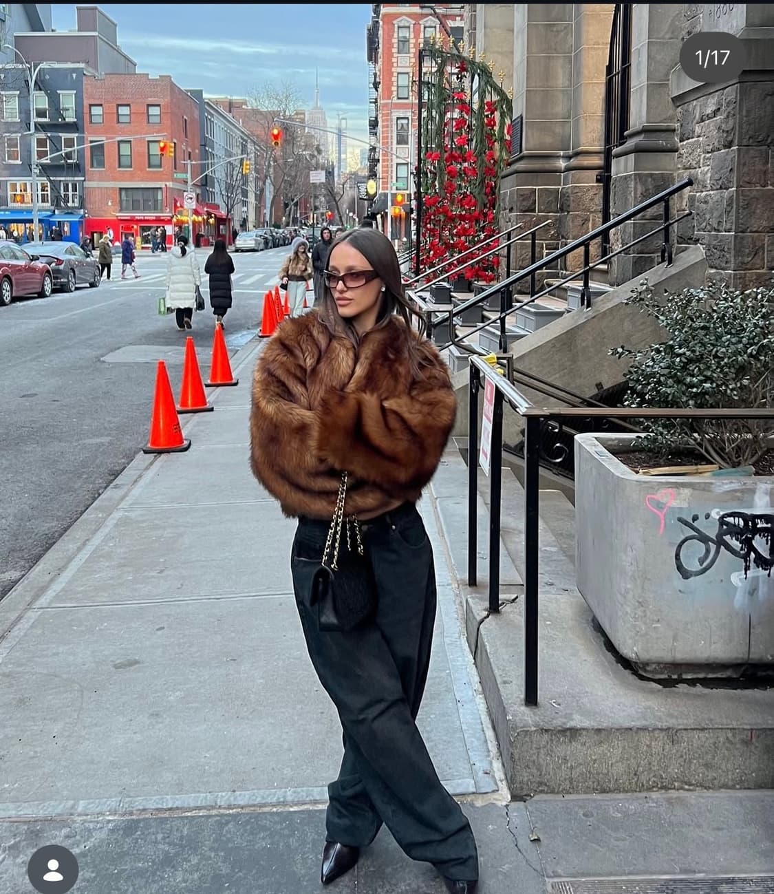 KHY 카일리제너 faux fur jacket XS 상품이미지4