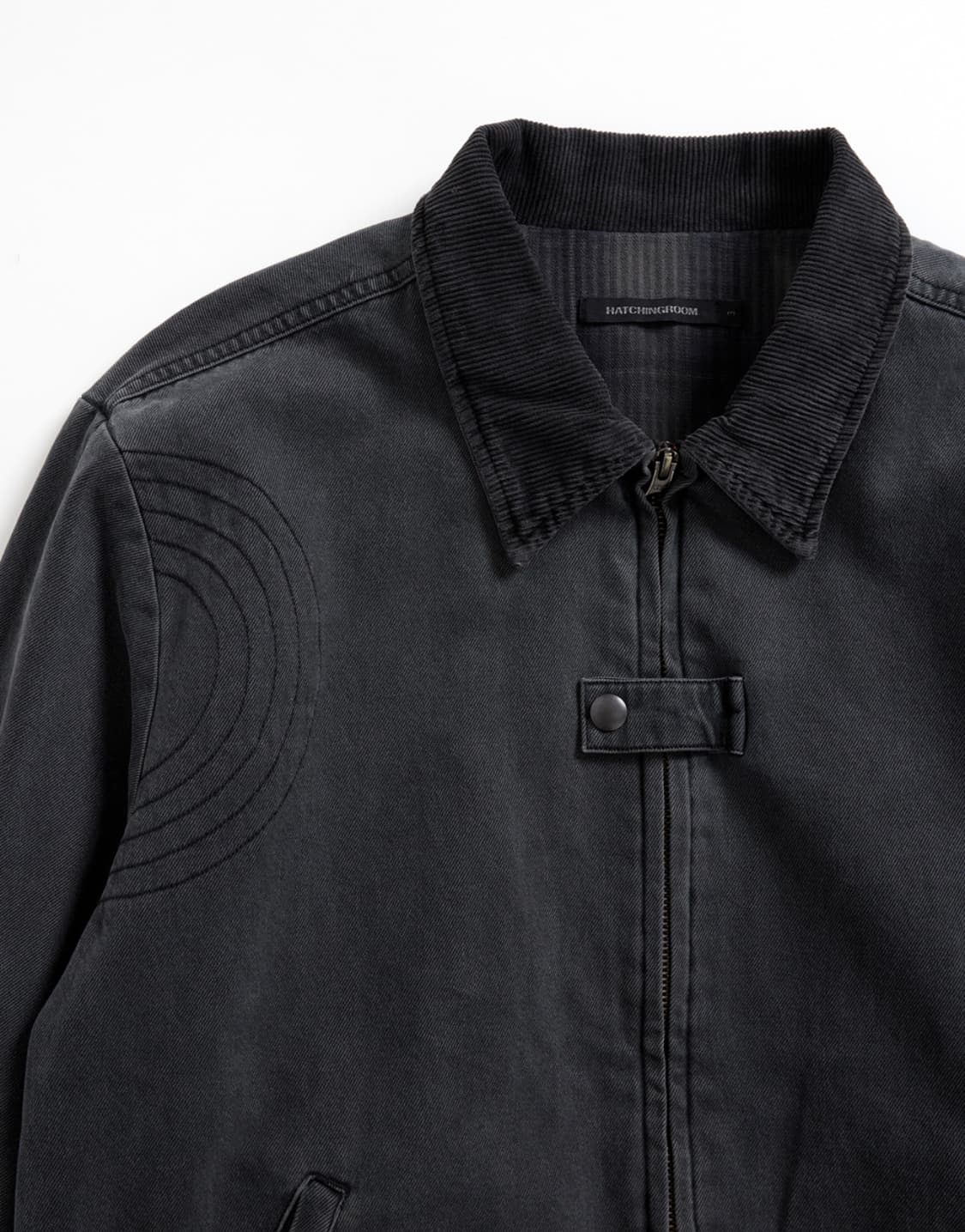 해칭룸 데님 워크 자켓 다이드 블루 그레이 3사이즈 상품이미지3