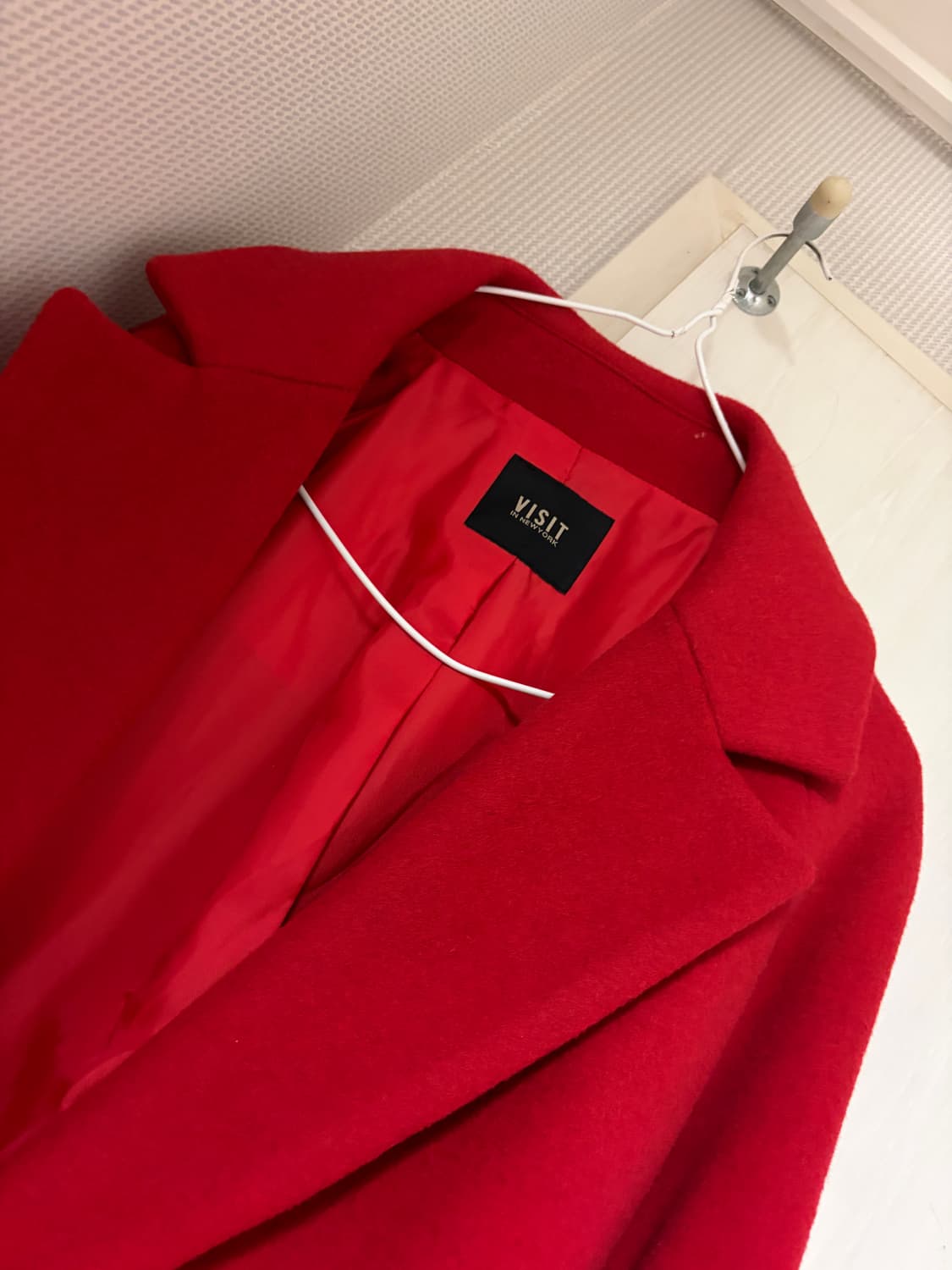 VISIT) 모92 빨간색 롱코트 66 상품이미지2